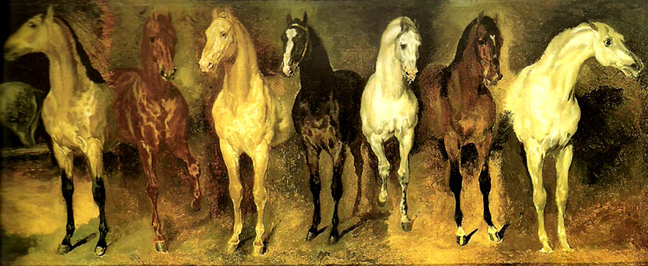 Theodore Gericault les poitrails